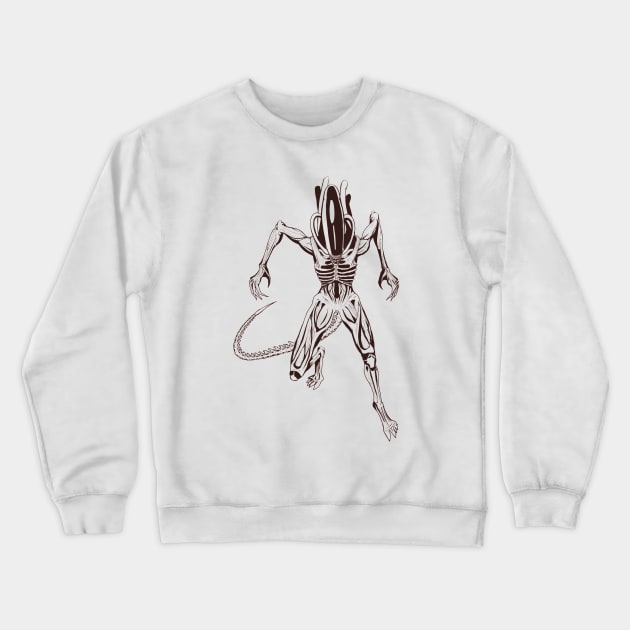 Alien Crewneck Sweatshirt by cosmodevil